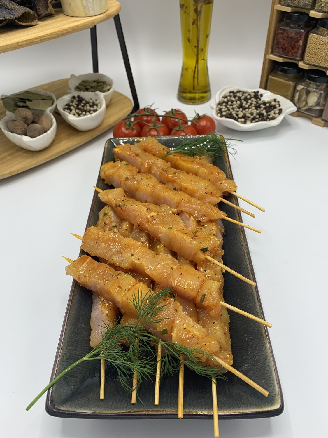 Mini Brochette Poulet Marine