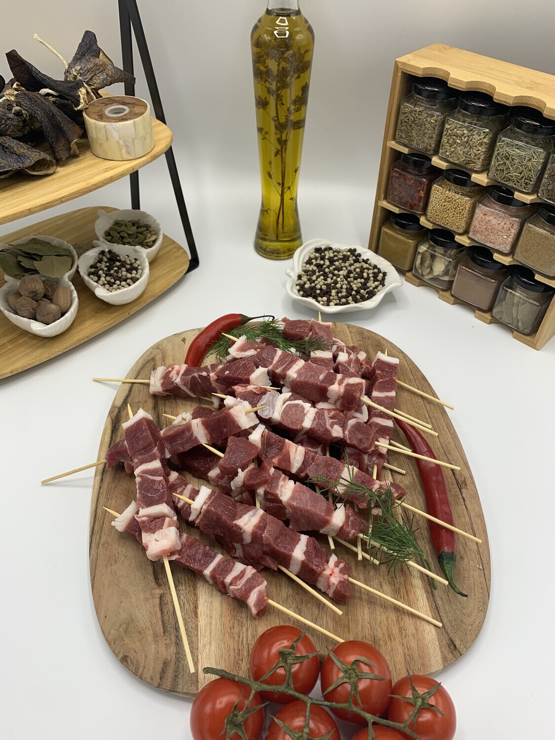 Mini brochettes d’agneau