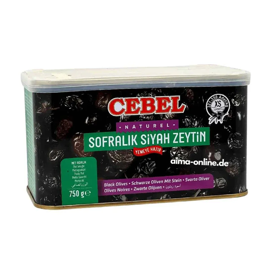 Olives noires cebel 750g