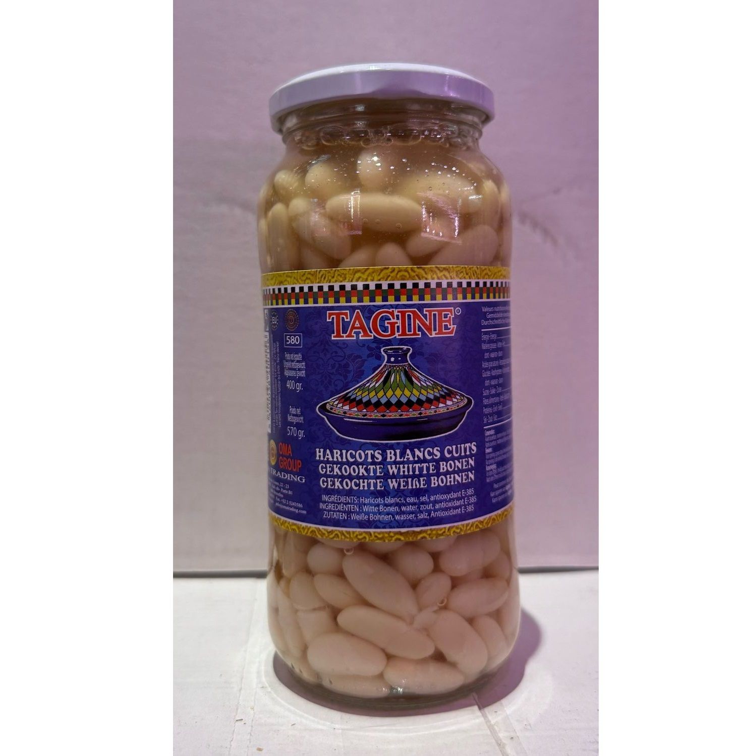 Haricots Blancs Cuits 400G