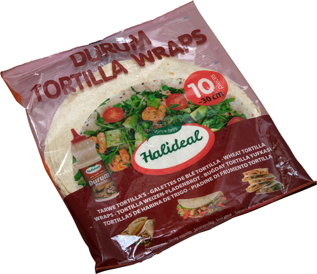Durum Tortilla Wraps 30cm x 10