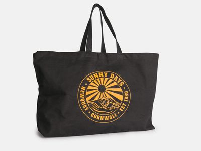 Sunny Days Oversized Canvas Tote Bag