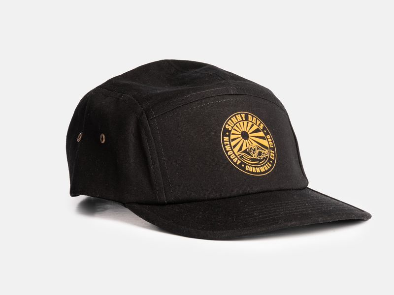 Sunny Days Retro 5 Panel Canvas Cap