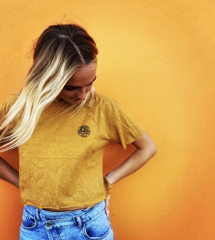 Sunny Days Retro Crop Top