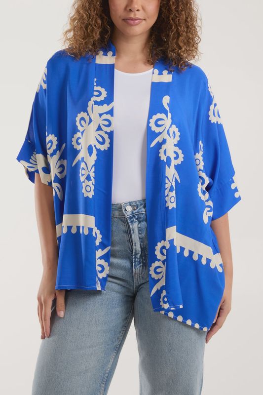 Mandala print Kimono