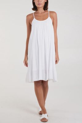 CROCHET BACK DETAIL CAMI DRESS