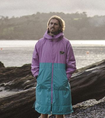 Waves Recycled Sherpa Lined Changing Robe