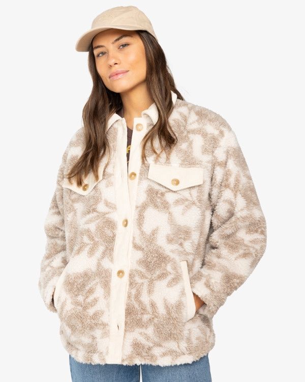 Coastal waves trucker jacket