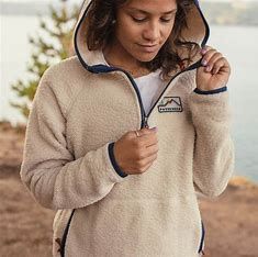 Maine 1/2 Zip Recycled Sherpa Fleece
