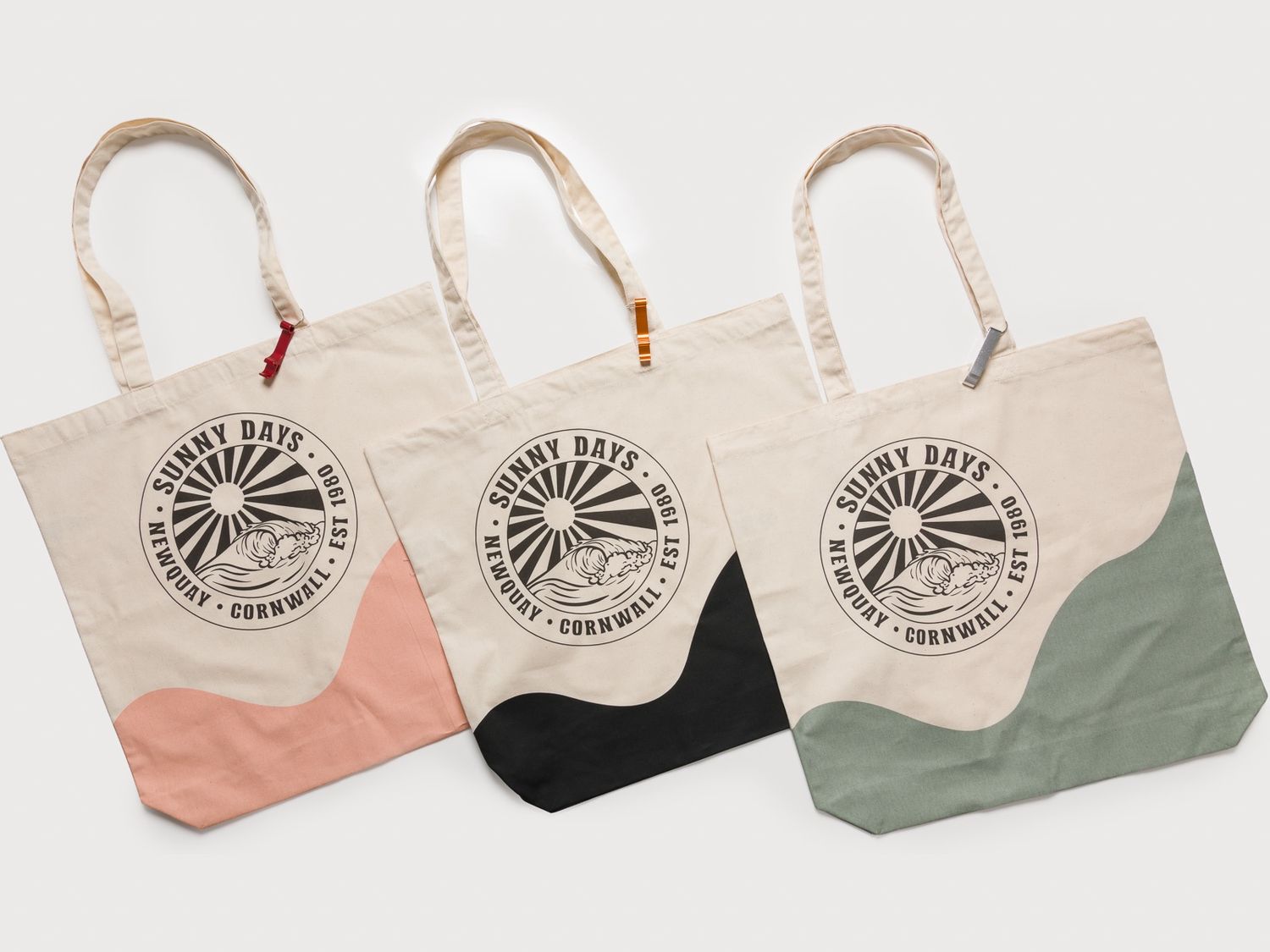 Sunny Days Retro Wave Tote