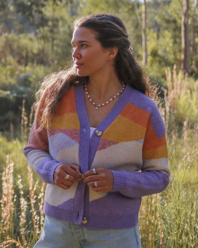 Scenic Recycled Long Knitted Cardigan