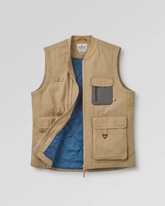Men's Explorers Organic Cotton Canvas Gilet