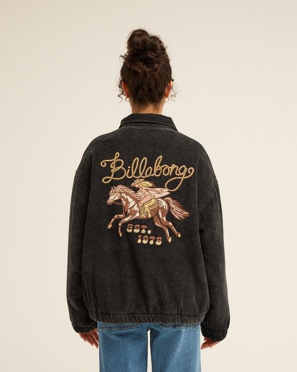 Chill Women Black Oversized Zip-Up Jacket