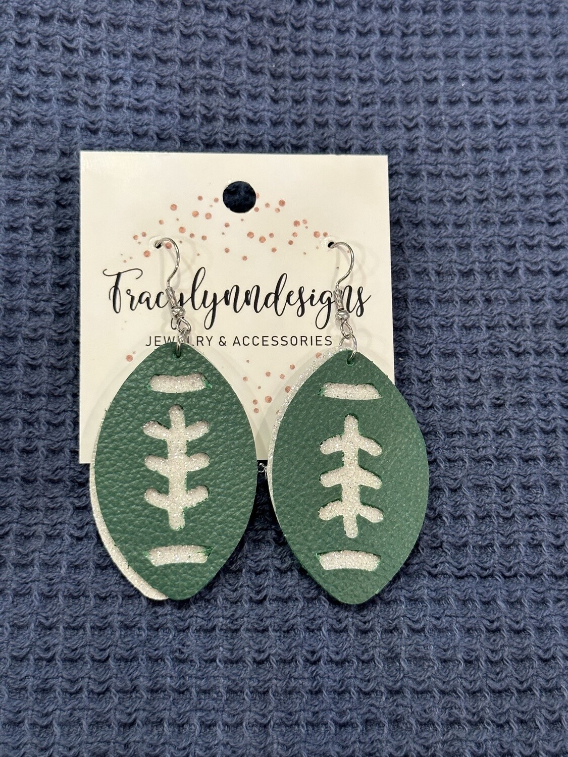 *Spirit Wear Collection* Green &amp; White Footballs