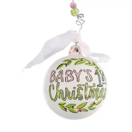 Pink Eggs Baby&#39;s 1st Ornament