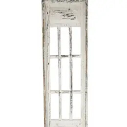 Monte Carlo Farmhouse Wall Decor Window-12x38 inches