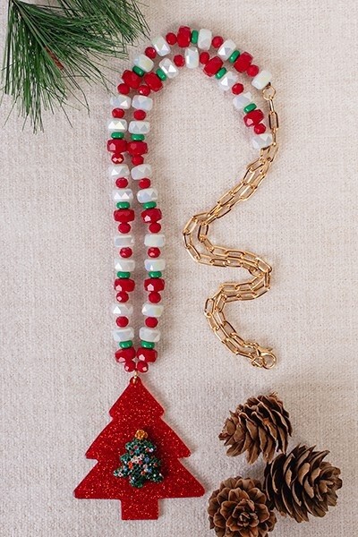Christmas Tree Necklace