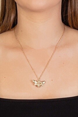 Dainty Bumblebee Necklace