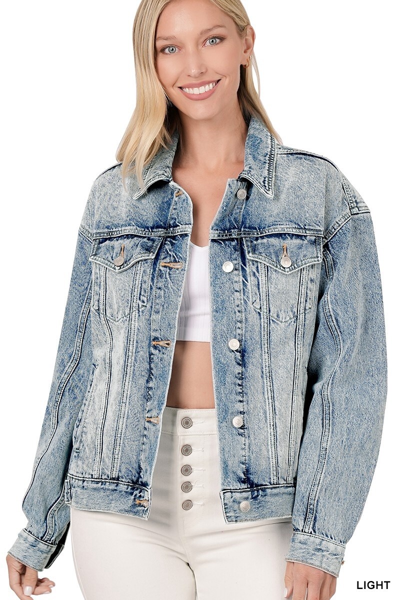 WASHED DENIM JACKET