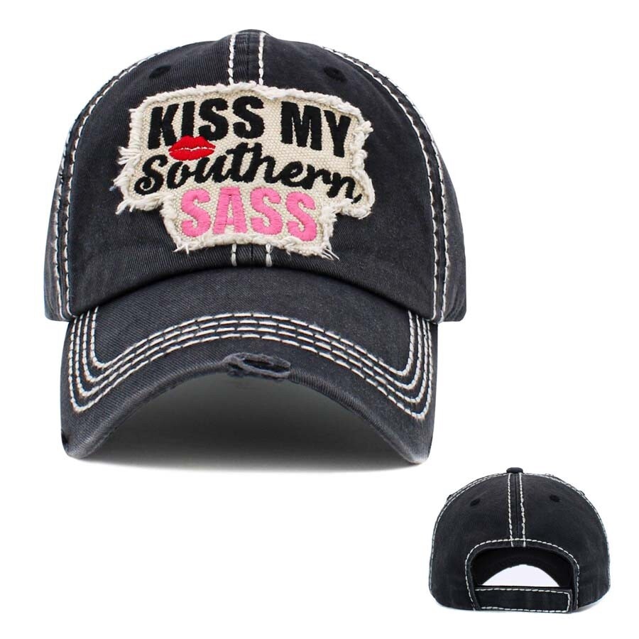 Kiss My Southern Sass Baseball Cap