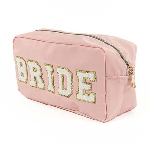 BRIDE Chenille Patch Travel Pouch