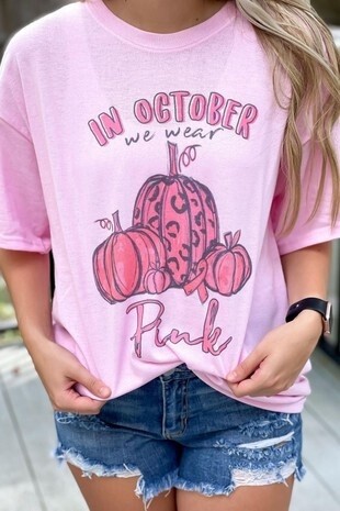 In October We Wear Pink Breast Cancer Awareness