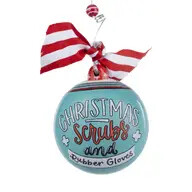 Christmas Scrubs Ornament