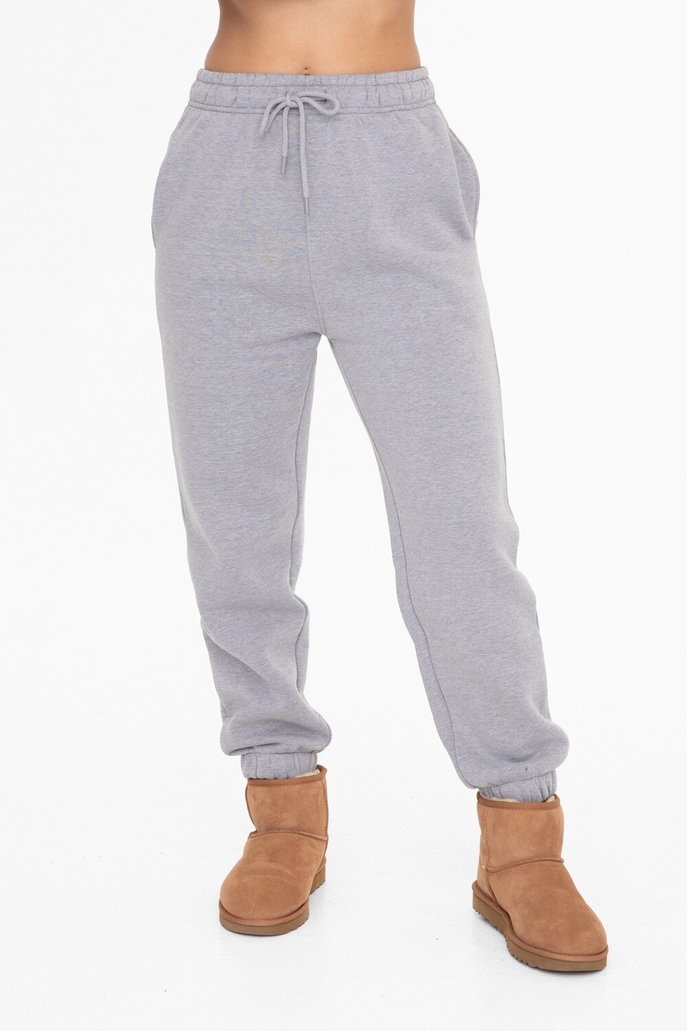 Fleece Billow Pants, Size: Small, Colour: Heather Grey