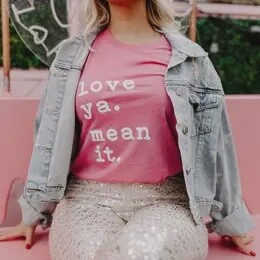 Love ya Mean It Graphic Tee