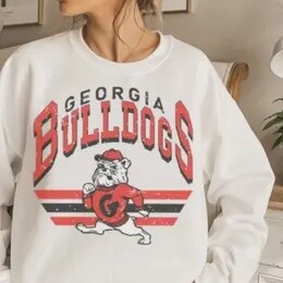 Georgia Bulldogs sweatshirt, Georgia college sweatshirt