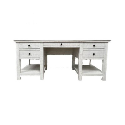 FROSTED WHITE DENVER DESK