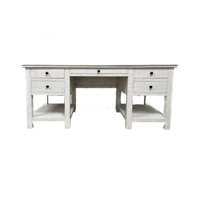 FROSTED WHITE DENVER DESK