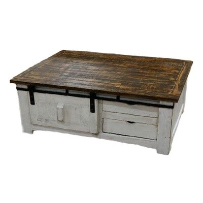 WEATHERED WHITE BARN DOOR COCKTAIL