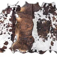 RODEO Tricolor Brindle Cowhide Rugs
