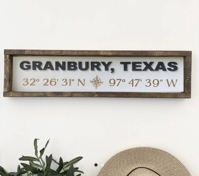 24x6 Any City Block Lettering Coordinates