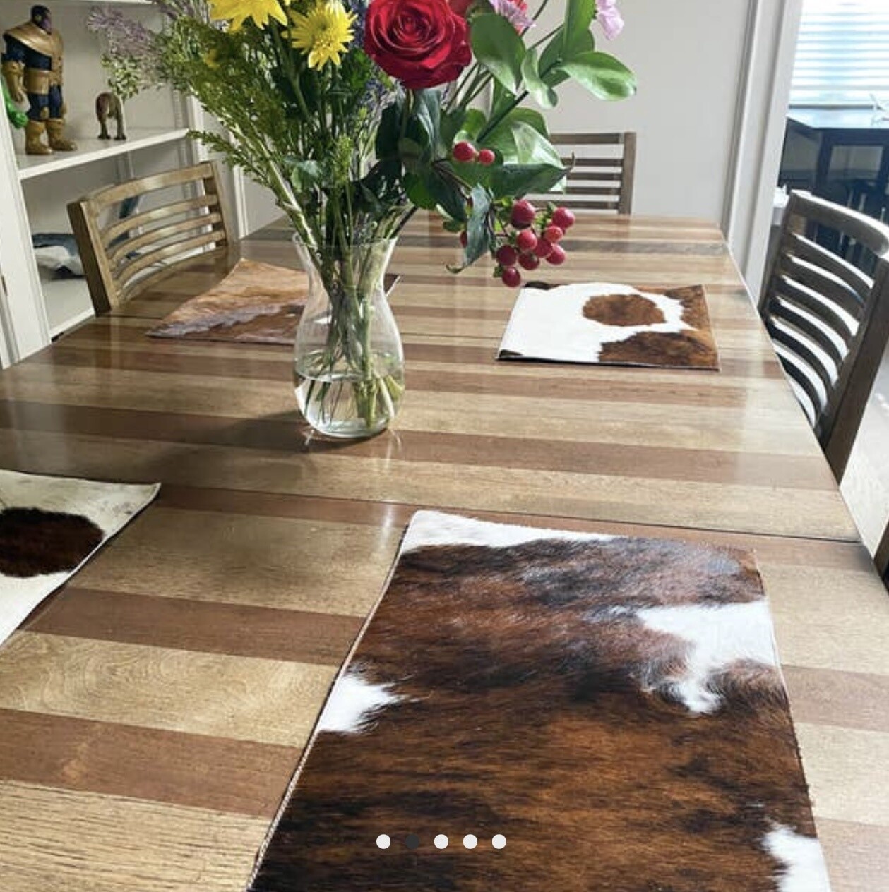 Cowhide Placemats Set of 4