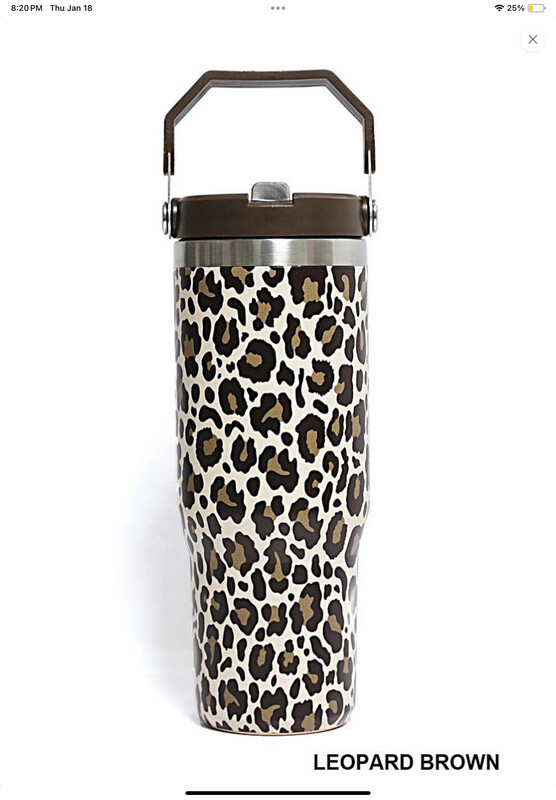 3D UV Printed 30oz Stainless Steel Straw Tumbler