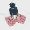 Boho Daze Earring in Dusty Mauve