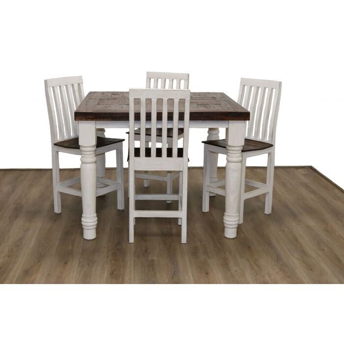 42&quot; PUB 15W Cottage Pub Table with 4 chairs