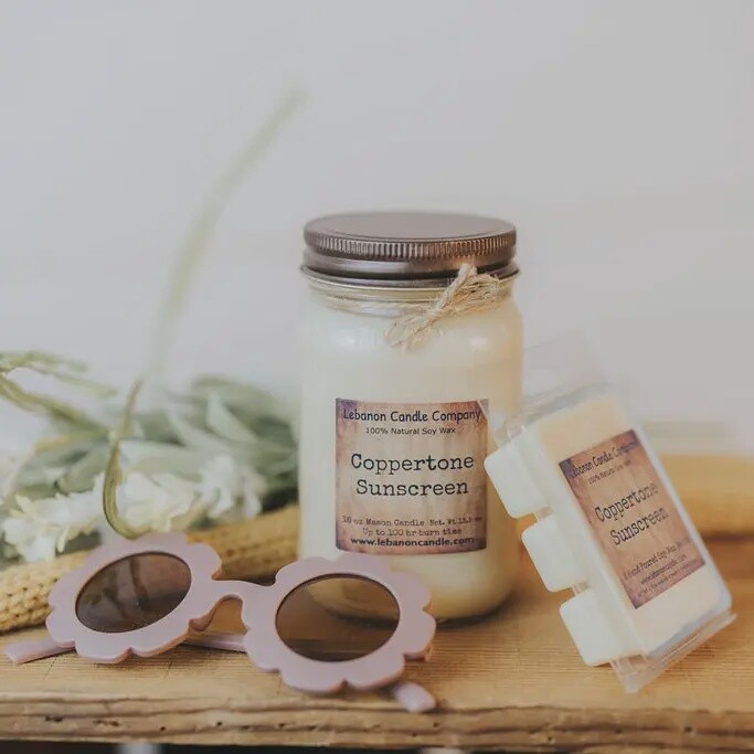Coopertone Candle