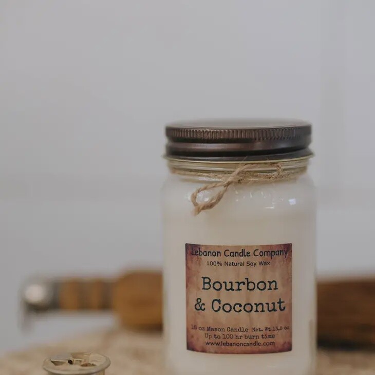 Bourbon &amp; Coconut Candle