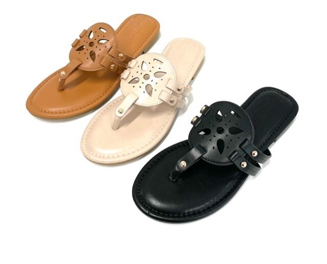 Thong Medallion Sandal