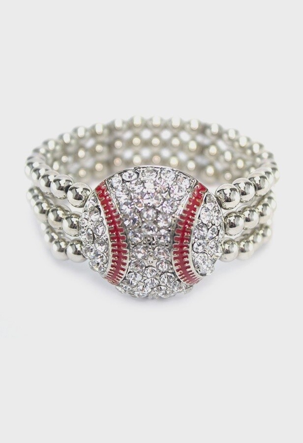 Baseball Shape Stretch Bracelet