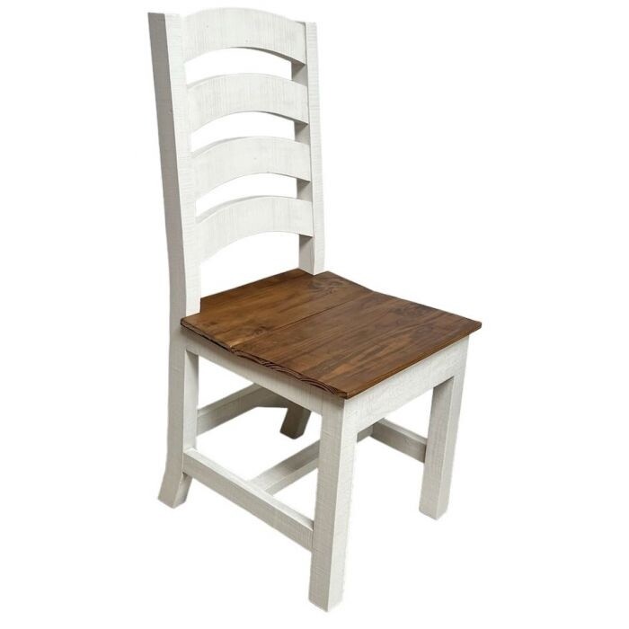 WW WOOD SEAT LADDER CHAIR BROWN TOP