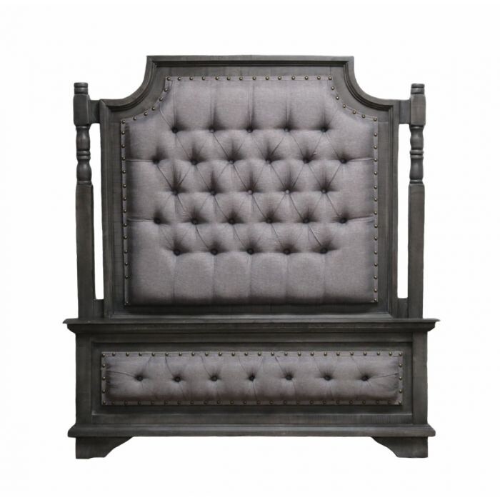 Gray Padded Set King Bed