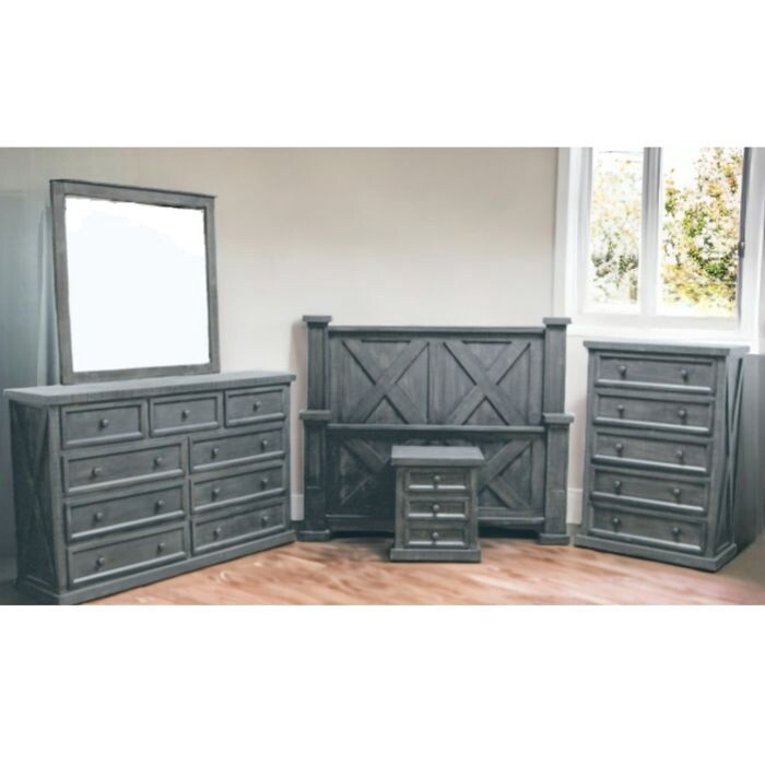HIGH COTTON GRAY BEDROOM SET