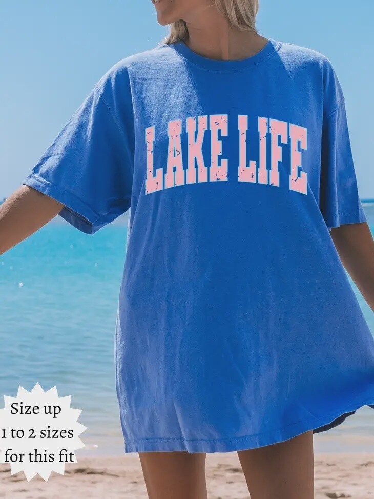 LAKE LIFE Oversized Comfort Colors