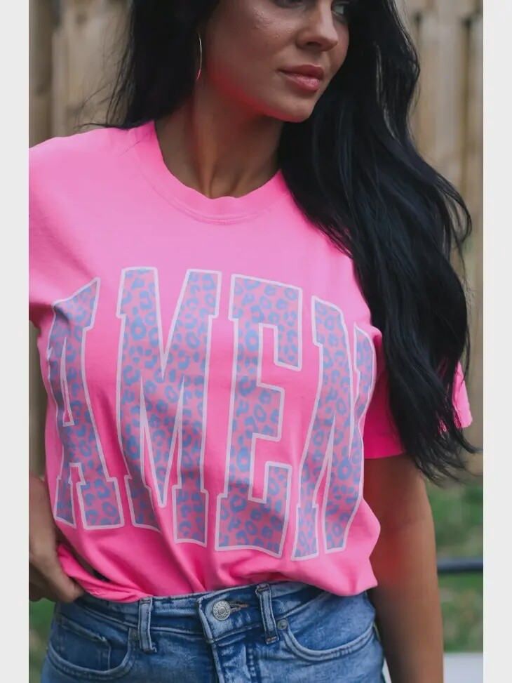 AMEN Leopard GraphicTee
