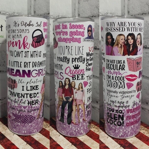 Mean Girls | 20oz Skinny Shimmer Tumbler