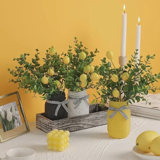 Farmhouse Lemon Spring/Summer Centerpiece Decor